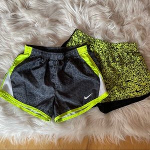 Nike Girls Shorts: Lot of 2 pairs